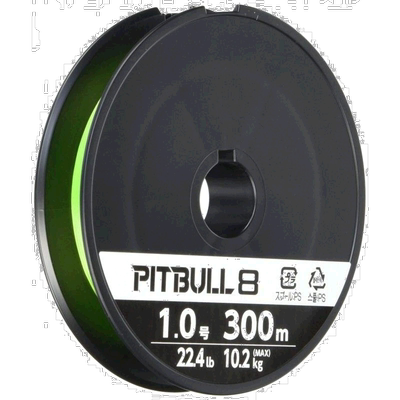 【日本直邮】禧玛诺PITBULL路亚海钓线PE线8编300米1.0号绿色尼龙