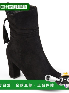 自营 Journee Collection 女士 Zuri 短靴 - 黑色 美国奥莱直发