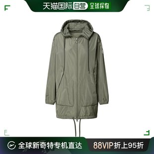 99新未使用 香港直邮潮奢 Moncler 徽标贴片连帽 盟可睐 女士