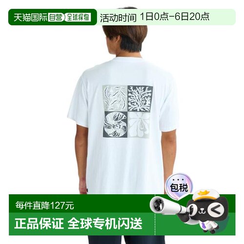 日本直邮Quiksilver EVO INTERCONN 半袖T恤 [25SUQST252004WHT]