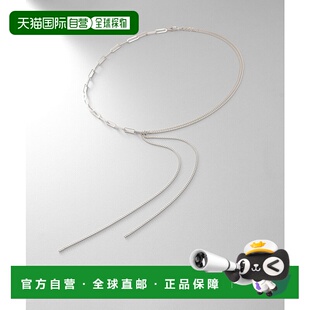 1h可退 日本直邮COCOSHNIK 女士银质混搭链条Y字型项链 767313239