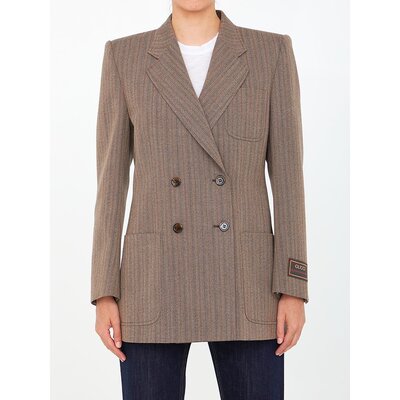 GUCCI 女士西服 703283ZACZE2255 SS2023 棕色