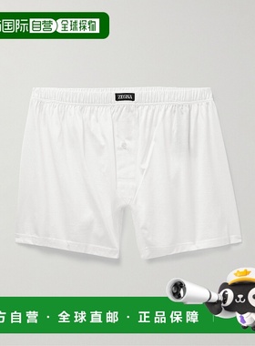 香港直邮Zegna 杰尼亚 男士 Filoscozia® 棉针织四角裤 N2LC70110