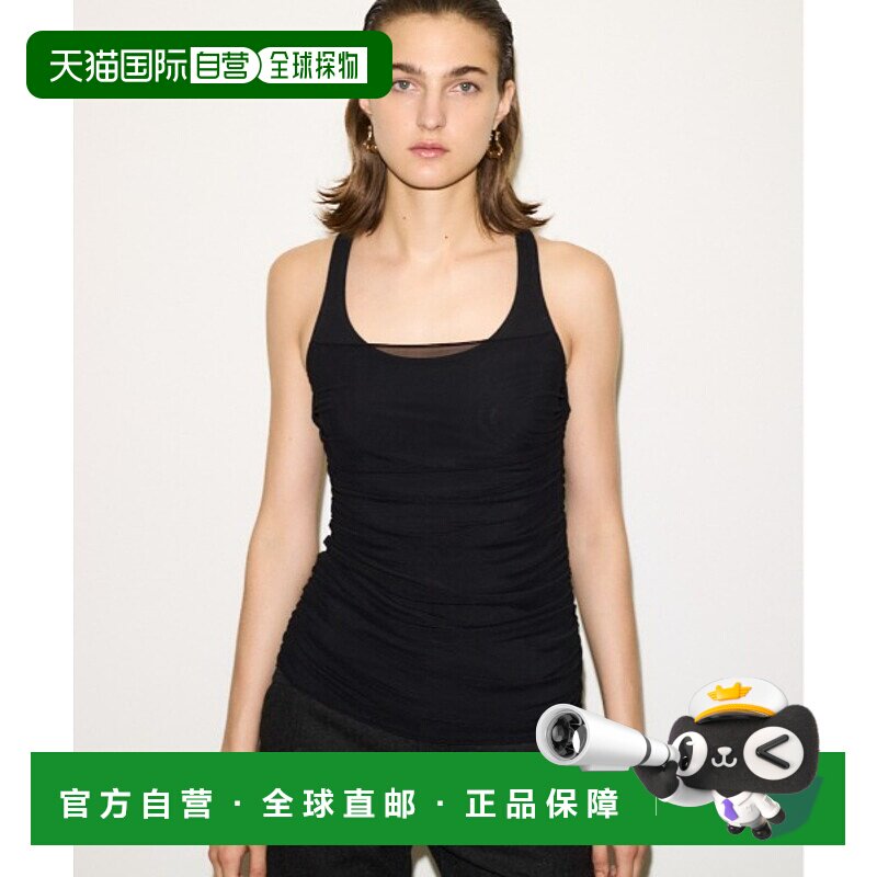 1h可退 日本直邮THROW by SLY 女装 异材质拼接 draping设计 肌肤