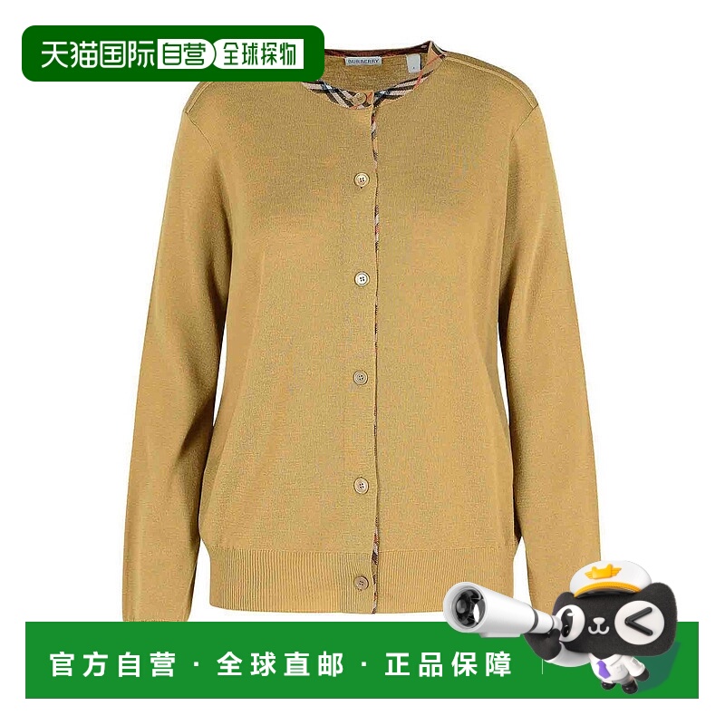1h可退 香港直邮BURBERRY 女士针织衫 8112164 AW2025 浅棕色 Bei