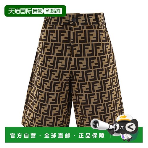 1h可退 欧洲直邮FENDI KIDS 男童短裤JMF315A6A6F0E0X