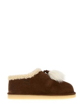 潮奢 Miu Miu 缪缪 女士 棕色绒面革短靴 5R514EFZF15Z0G