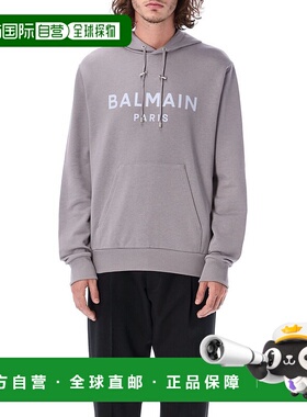 1h可退 香港直邮潮奢 Balmain 巴尔曼 男士 徽标卫衣 YH0JR002BB6
