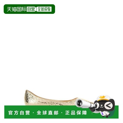 香港直邮Jimmy Choo 周仰杰 女士 synthetic Love 金色皮质芭蕾平