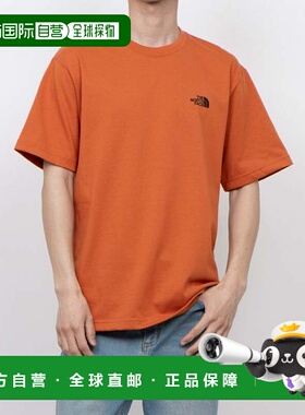 日本直邮 THE NORTH FACE 男士户外半袖T恤 NT32447 红色速干北面