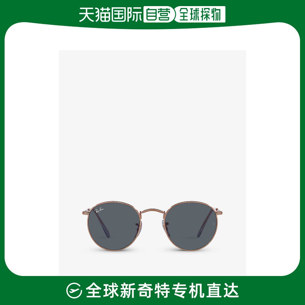 香港直邮潮奢 Ray-Ban女士RB3447圆框金属太阳镜