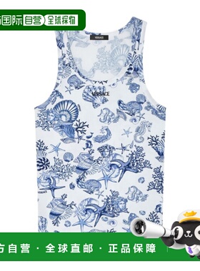 香港直邮Versace 罗纹坦克背心 10131251A15128范思哲