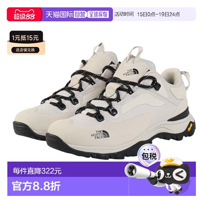 日本直邮THE NORTH FACE 女士Creston防水徒步鞋北面登山鞋轻便