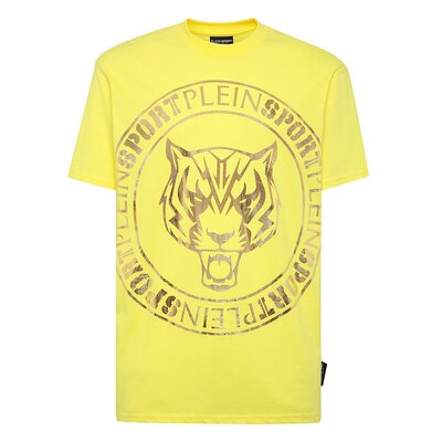 plein sport【美国奥莱】直发 圆领 T 恤 SS Tiger - 黄色