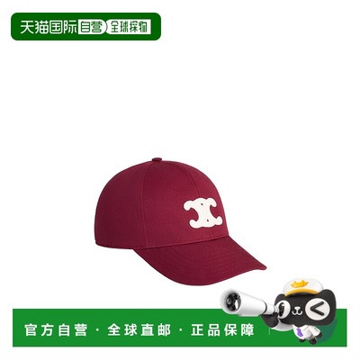 香港直邮CELINE 女士帽子 2AUT6234X33GP AW2025 红色 TRIOMPHE