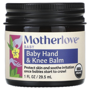 香港直邮Motherlove,婴儿护手膏和护膝膏，1 液量盎司（29.5 毫升