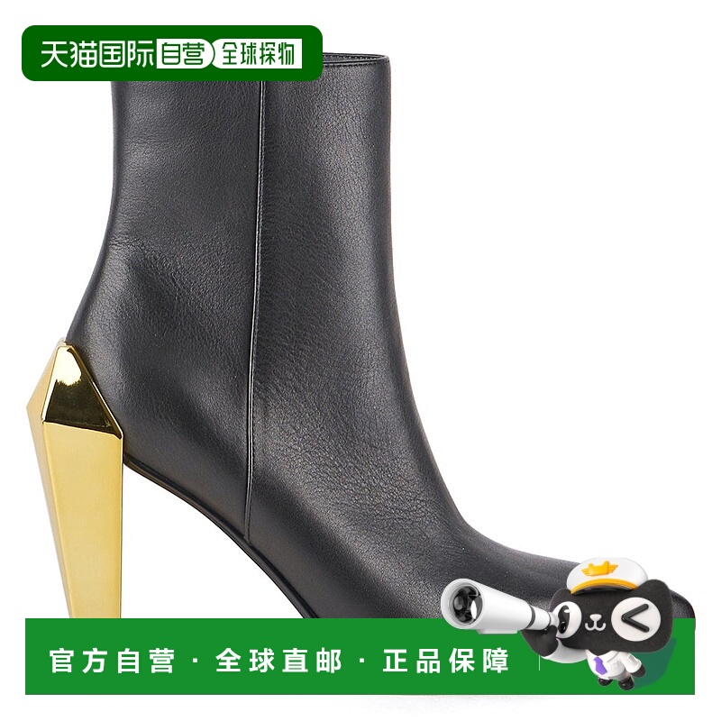 自营 united nude宝石靴嗨-黑色-+-金色 美国奥莱直发