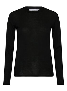 MAX MARA 女士针织毛衣 1366093906008 AW2023 黑色 长袖针织衫