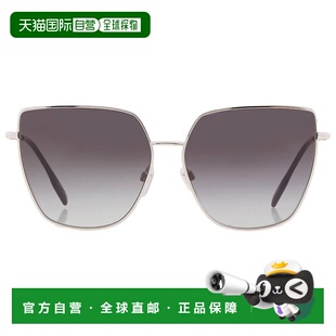 自营Burberry Alexis Grey Gradient Cat Eye Ladies Sunglasses