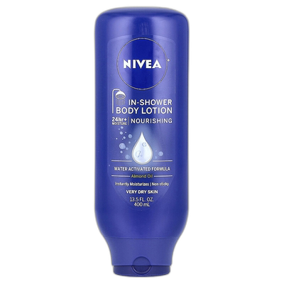 香港直邮妮维雅,In-Shower Body Lotion, 13.5 fl oz (400 m正品