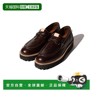 乐福鞋 1h可退 鳄鱼压纹皮革风格 男女同款 厚底4cm 日本直邮glamb