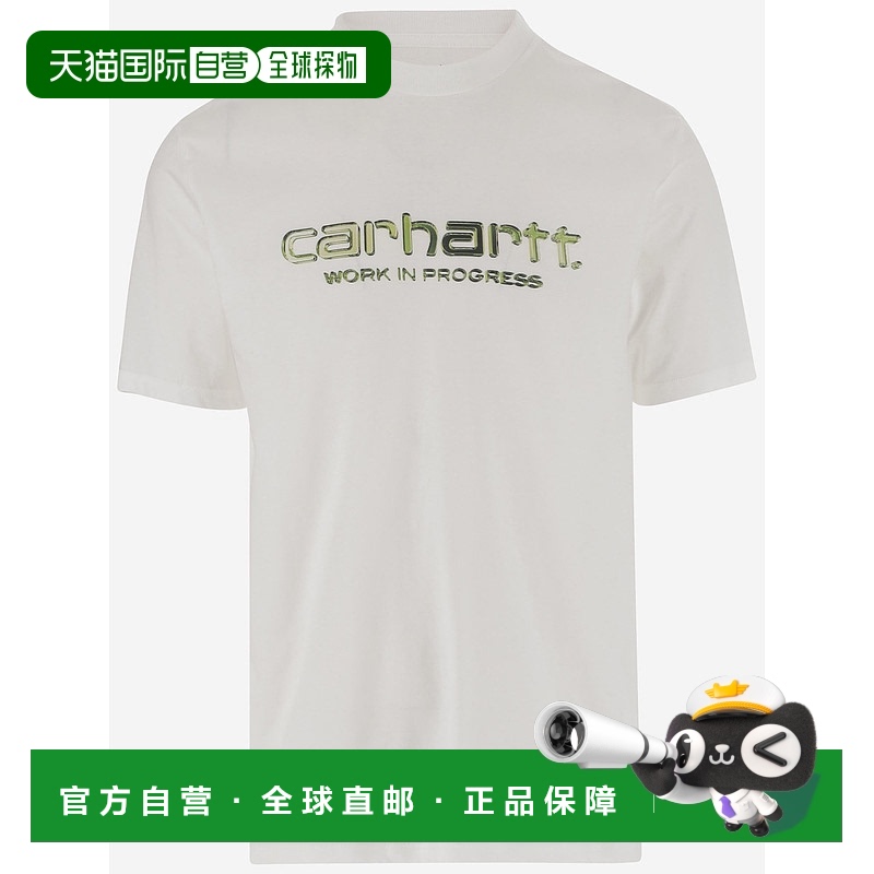 1h可退 欧洲直邮carhartt wip 男士 上装T恤短袖宽松印花针织