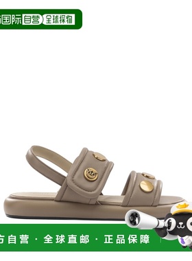 1h可退 香港直邮Pinko 品高 女士 鉚釘Logo細節涼鞋 SD0521P003