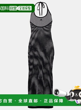 1h可退 香港直邮潮奢 Courreges 女士 Holistic 透视棉质中长连衣