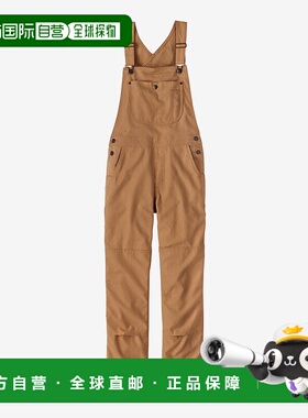日潮跑腿Patagonia巴塔哥尼亚女士背带裤棕色时尚百搭DKCA运动