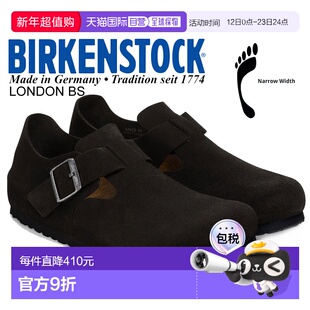 日本直邮BIRKENSTOCK LONDON BS (NARROW FIT) BLACK 1028078 黑