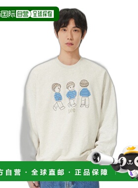 韩国直邮LEE正品美式复古休闲24秋冬新款日常男女同款卫衣LE2403C