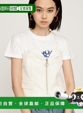 1h可退 日本直邮SLY 女士前拉链吊带背心 030HAA300591性感