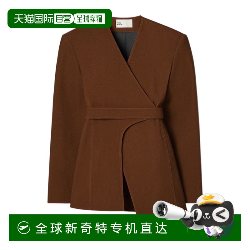 1h可退 香港直邮TORY BURCH 女士西服 173567206 SS2025 棕色