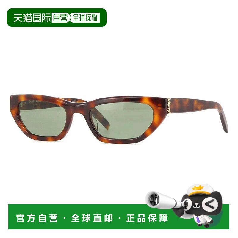 自营saint laurent,框架和镜头-棕色 美国奥莱直发配饰太阳镜