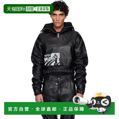 1h可退 香港直邮Tom Ford 汤姆 福特 男士 黑色 Quarter Zip Palo