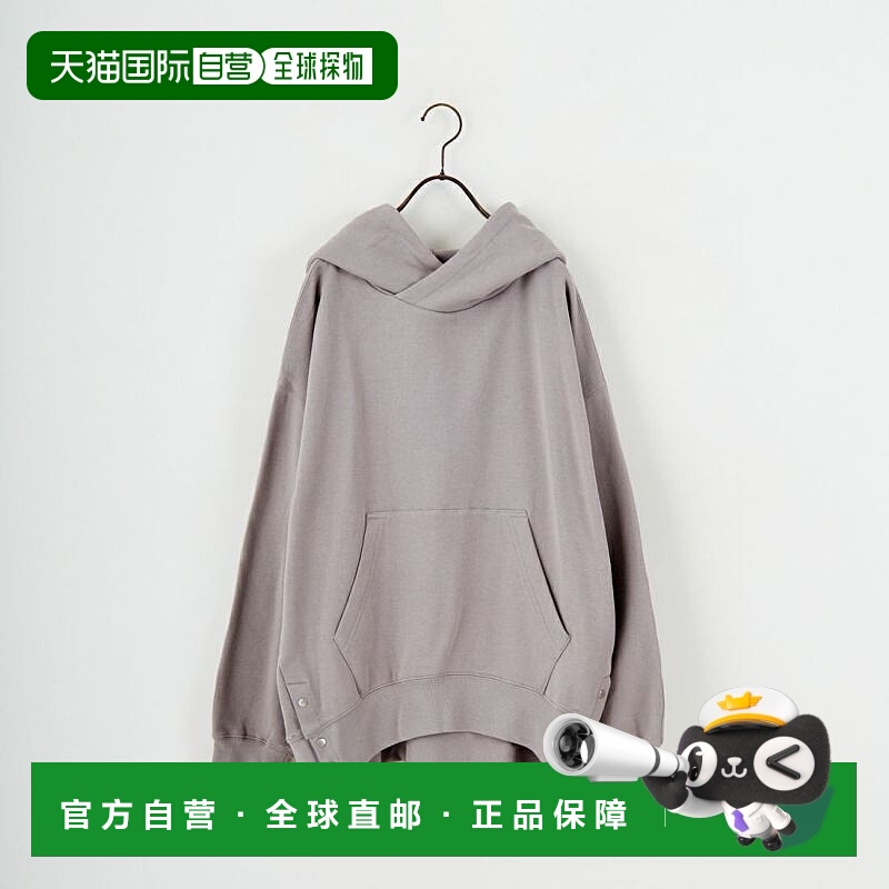 1h可退 日本直邮Kelen 女士宽松半拉链侧扣抽绳连帽衫 LKL25FCS20