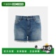 003758 1h可退 blue蓝色 女士 牛仔棉质短裤 香港直邮Ami Paris