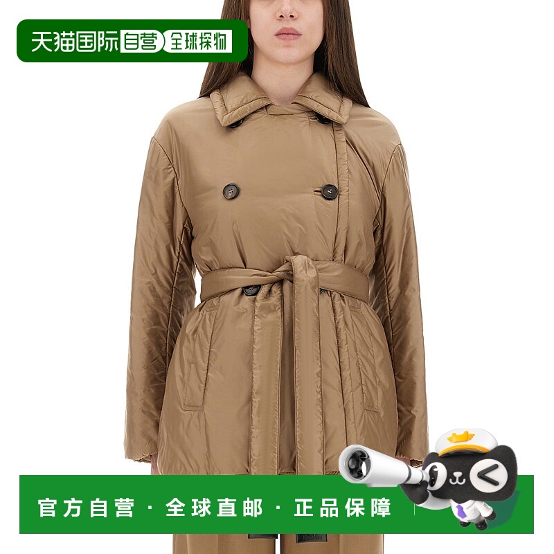 1h可退 香港直邮S MAX MARA 女士大衣 2529486034600025023 CO 浅