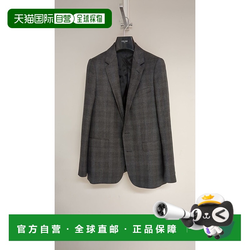 香港直邮CELINE 女士夹克 2V119445V96NH SS2024 黑色 Checked Fl