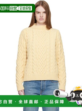 1h可退 香港直邮潮奢 Baserange 女士 灰白色 Lens 毛衣 PULEMWWI