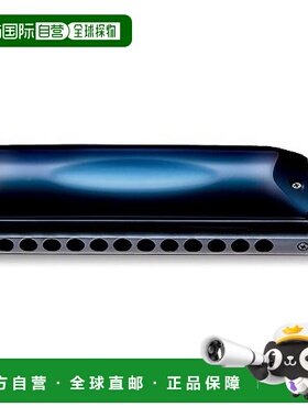 日本直邮铃木乐器12孔48音半音阶口琴金属盖板式蓝色G 48