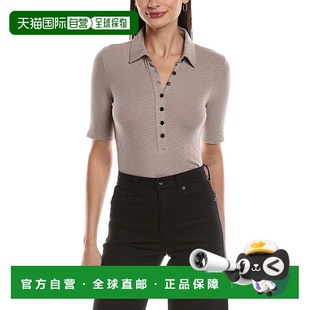 Ribbed bone Polo Sweater 美国奥莱直发毛衣 自营rag grey