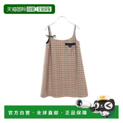 日本直邮中古二奢Prada普拉达女A级95新one piece连衣裙羊毛上衣