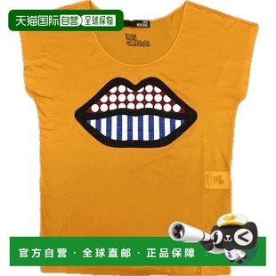 AW2021 1h可退 W4G4117M3049J51 女士T恤 橙色 香港直邮MOSCHINO