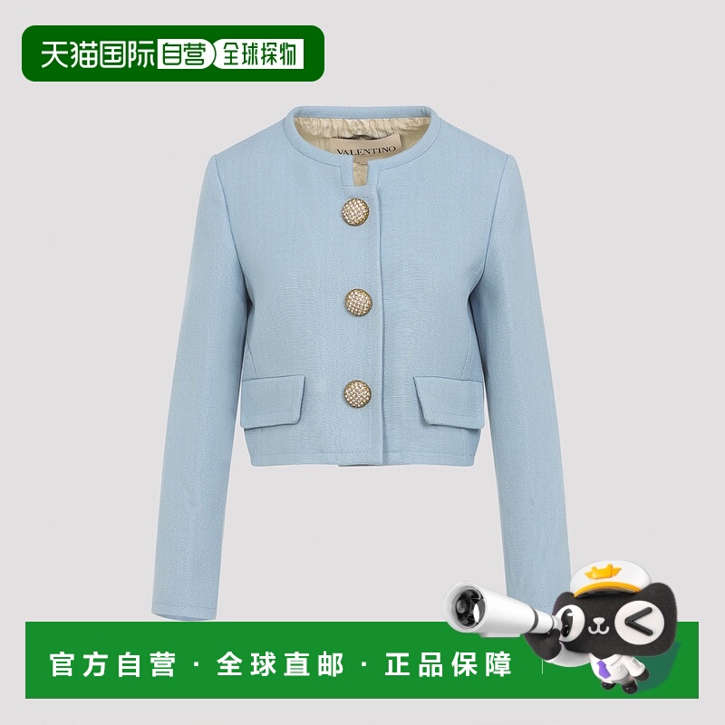 1h可退 香港直邮VALENTINO 女士夹克 7B3CE4K098TBWD AW2025 灰色