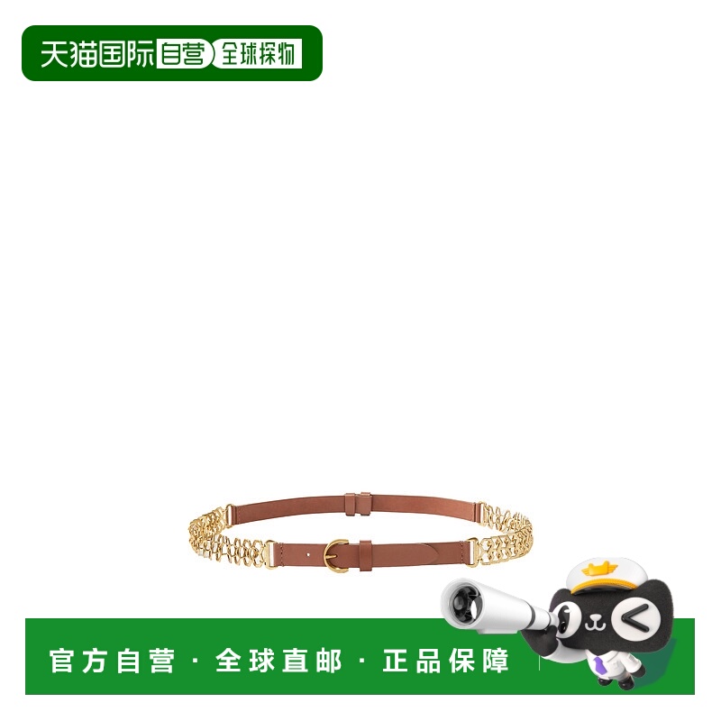 1h可退 香港直邮PINKO 女士腰带 105893A2XIL17Q AW2025 棕色