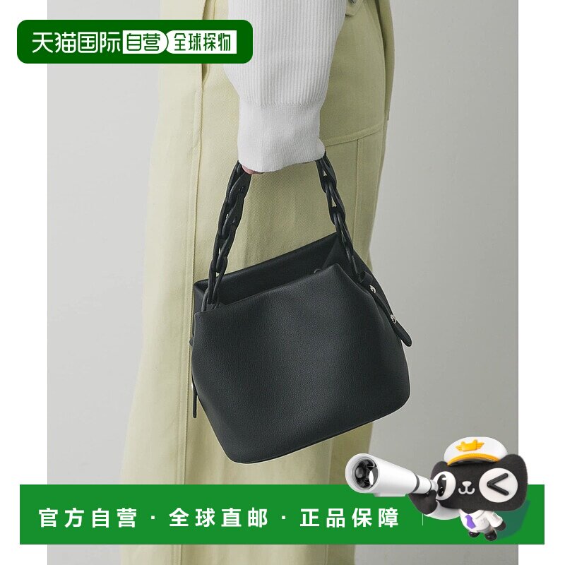 1h可退 日本直邮SENSE OF PLACE 女装 仿皮链条手提圆形迷你包 AA