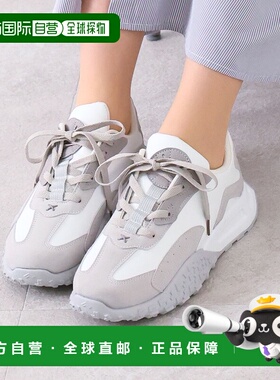 日本直邮Vivienne Westwood 轻便厚底 T 字头系带运动鞋（灰色）