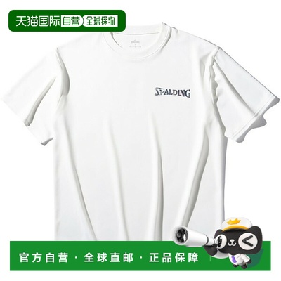 日本直邮斯伯丁全息文字标篮球短袖T恤（SMT25130-2000）
