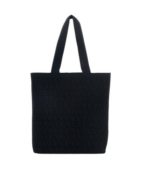 VALENTINO 男士斜挎包 YB0C86LVL24C AW2024 黑色 印花托特包